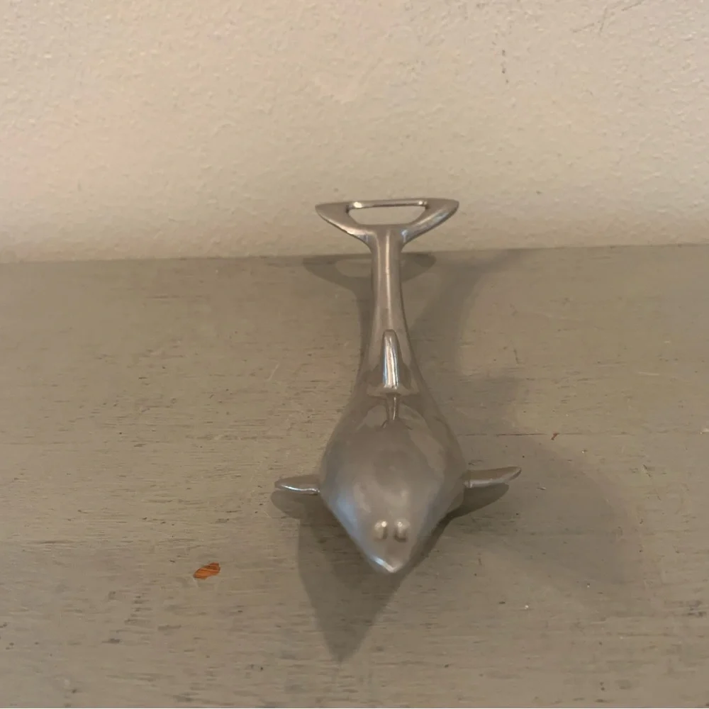 Vintage Metal Dolphin Bottle Opener